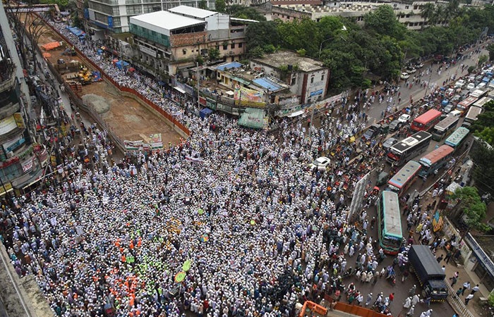 ভারতীয় দূতাবাস ঘেরাও কর্মসূচি : ইসলামী আন্দোলনের বিক্ষোভ মিছিল