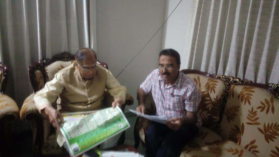 ইনাম চৌধুরীর সাথে ফয়জুর রহমানের সৌজন্য সাক্ষাতকার