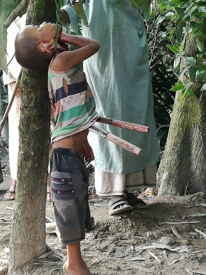 কী অপরাধ ছিল এই ছোট্টো অবুঝ শিশুটির ?