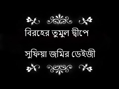 বিরহের তুমুল দ্বীপে  – সুফিয়া জমির ডেইজী