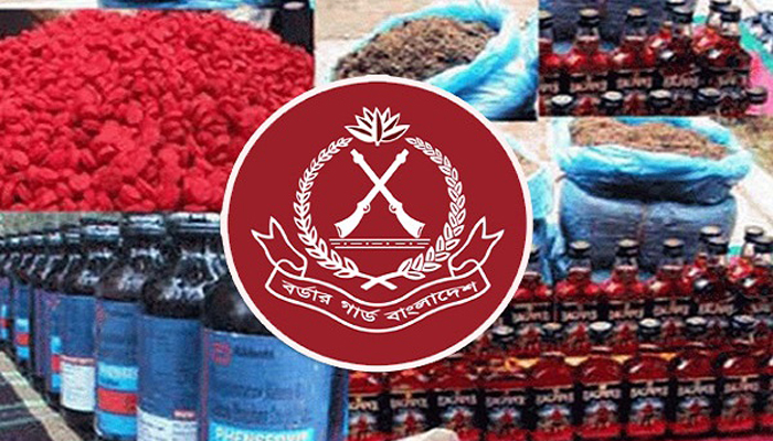 লকডাউনে এক মাসে ১৫ কোটি টাকার মাদক জব্দ