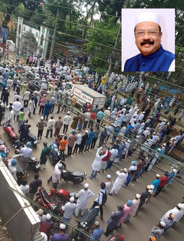 অগণন মানুষের দুআ আর ভালোবাসায় চির নিদ্রায় শায়িত হলেন নন্দিত জননেতা বদর উদ্দিন কামরান