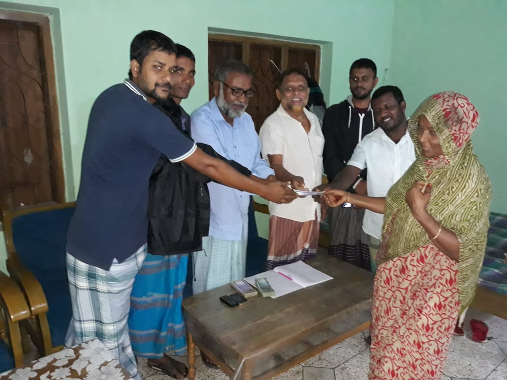 টাইগার্স ইন্টারন্যাশনাল এসোসিয়েশনের উদ্যোগে সিলেটের বিশ্বনাথে ১ লক্ষ ৯৫ হাজার টাকা বিতরণ