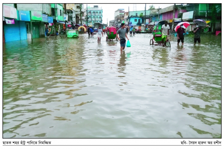 সিলেট ও সুনামগঞ্জে ফের বন্যা