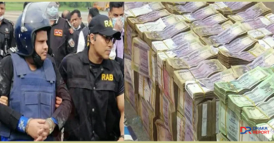 সাহেদকে নিয়ে অভিযান চালিয়ে বিপুল পরিমাণ জাল টাকা উদ্ধার