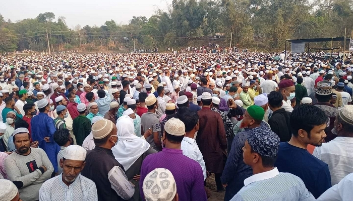 চিরনিদ্রায় শায়িত হলেন সিলেট ৩ আসনের এমপি মাহমুদ উস সামাদ